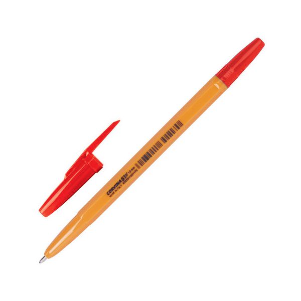 Ручка Корвина-51 желтый корпус (красн.) 40163/03G (50) | Нева Маркет
